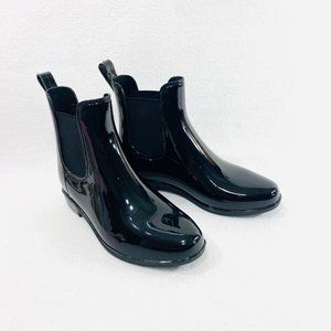 Mobesano Shiny Ankle High Rain Boots - Size 6 - New